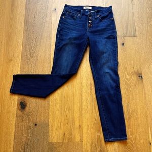 Madewell Womens Mid Rise Skinny Jeans Size 26p